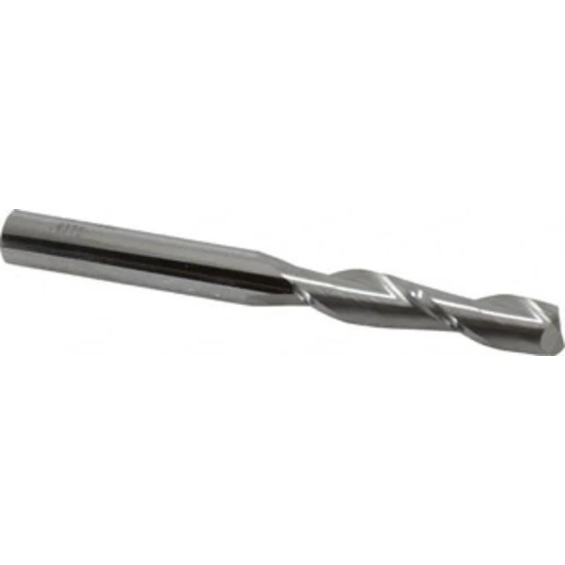 KYOCERA SGS 7/16, 2 LOC, 7/16 Shank Diam, 4-1/2 OAL, 2 Flute, Solid Carbide Square End Mill Single End, Uncoated, Spi...